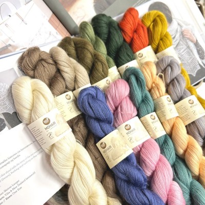 Прежда 1ply Kidmohair от Mohair by Canard луксозна датска прежда